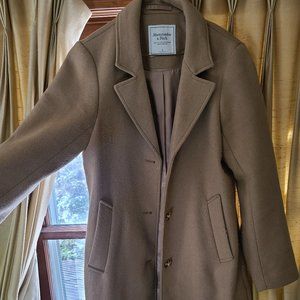 Abercrombie and Fitch wool blend dad coat